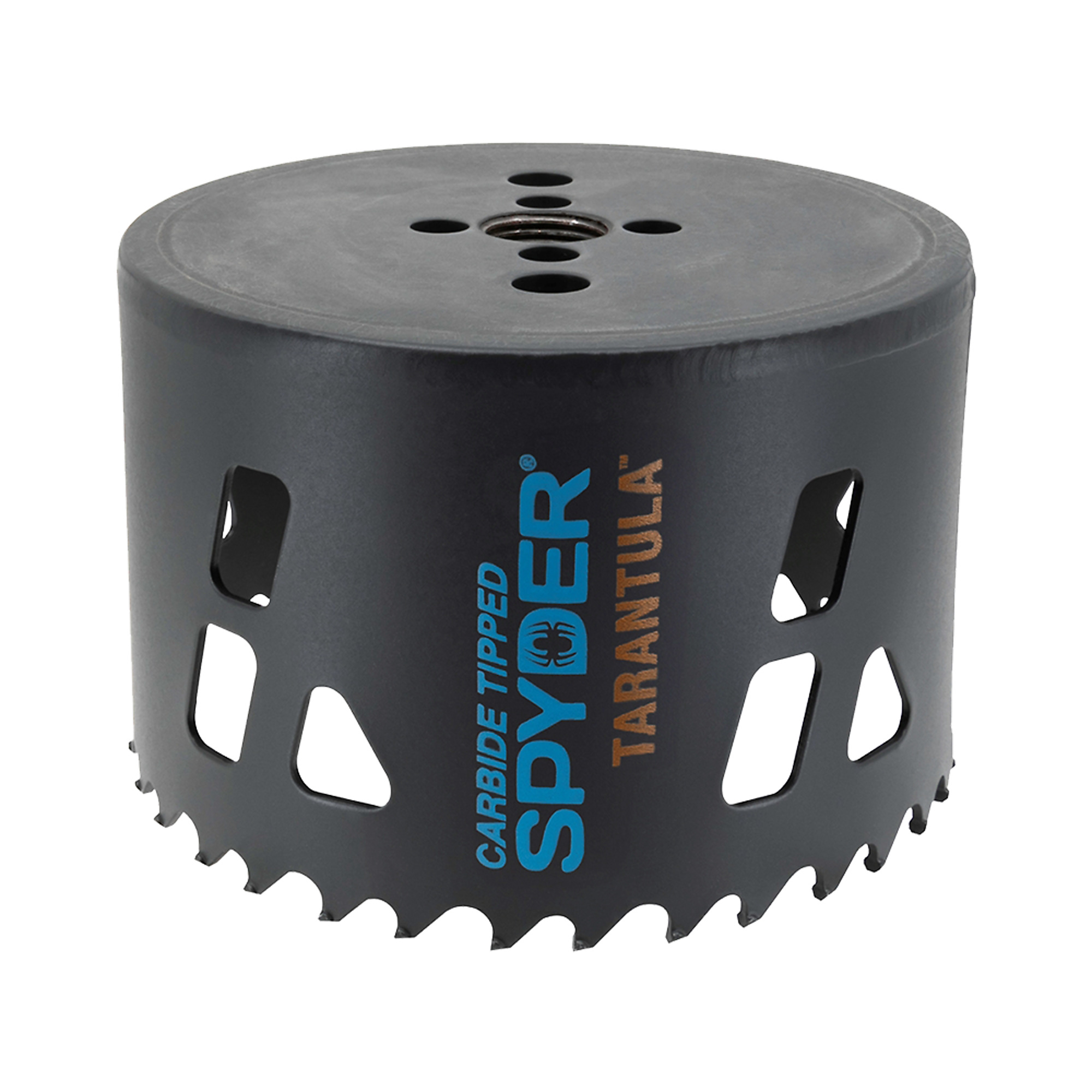 SPYDER Rapid Core Eject™ Tarantula™, 4in. Carbide Tipped Metal/Wood Cutting Hole Saw, Included (qty.) 1 Model# 600915CF